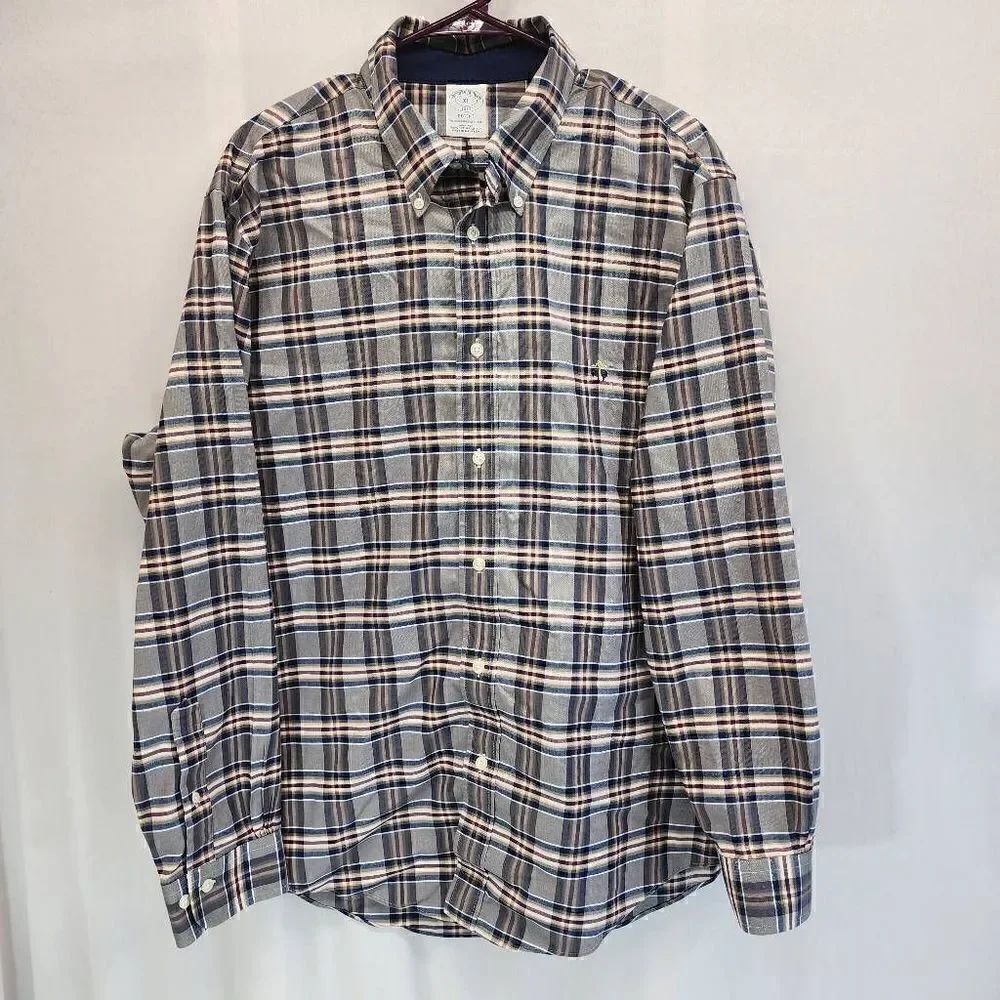 Brooks Brothers Regent Long-Sleeve Button-up Men's Shirt Size XL
